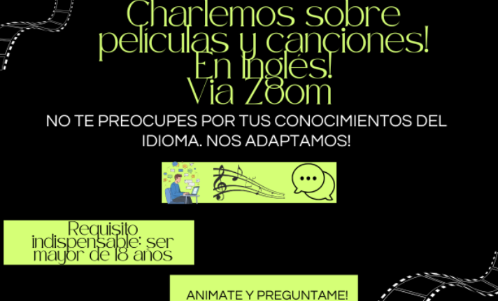 "Practicando Inglés online en videollamada por Zoom"